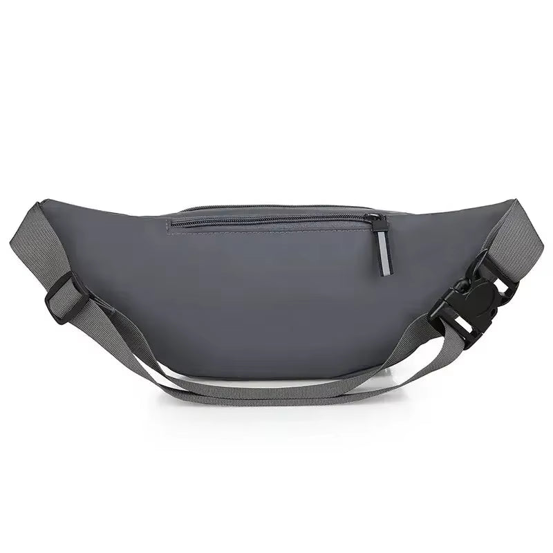 Men Canvas Fit Waistpack Mobile Fanny Waist Packs Men'S Sports Outdoor Leisure Running anti Theft Ultra Thin Invisible Waist Bag