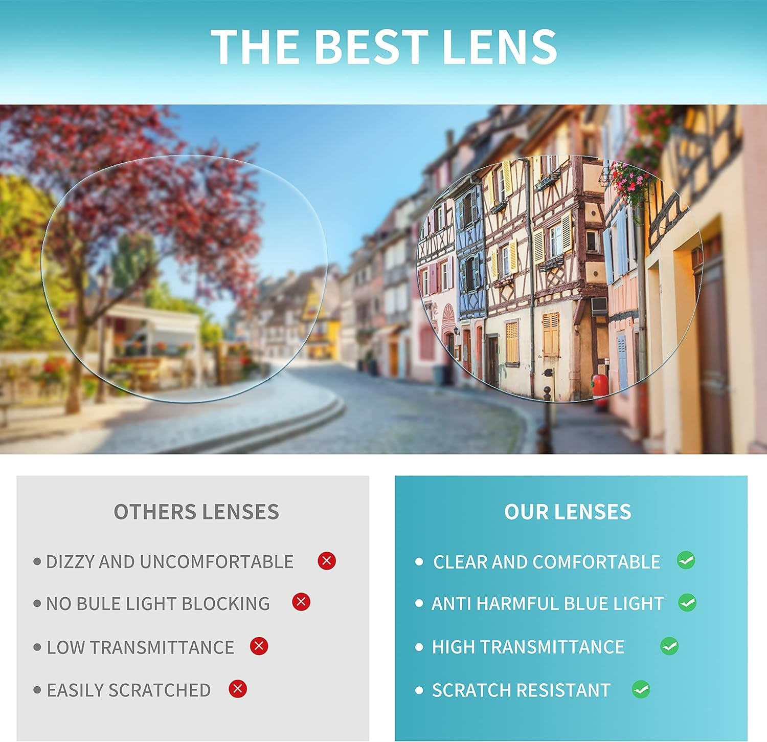 Stylish Blue Light Blocking Reading Glasses for Women - 4 Pairs Mix Color with Spring Hinges & Pouches, Anti-Eyestrain Computer Eyewear (1.75 Magnification)