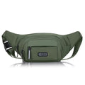 Men Canvas Fit Waistpack Mobile Fanny Waist Packs Men'S Sports Outdoor Leisure Running anti Theft Ultra Thin Invisible Waist Bag