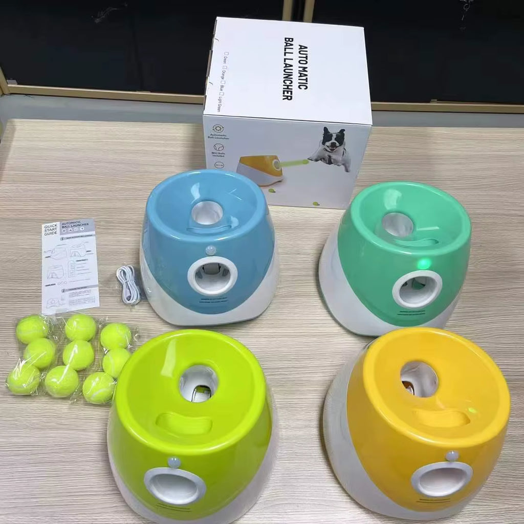 Wholesale Dog Toys Tennis Ball Launcher Outdoor Pet Dog Self Fetch Accessories Automatic Ball Launcher Thrower for Dog Products