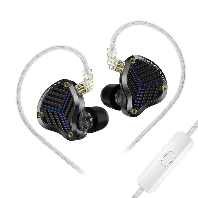 PRX Fourth-Generation Planar Diaphragm Earphone Hifi Bass Earbuds Monitor Headset Sport Music IEM Replaceable Cable