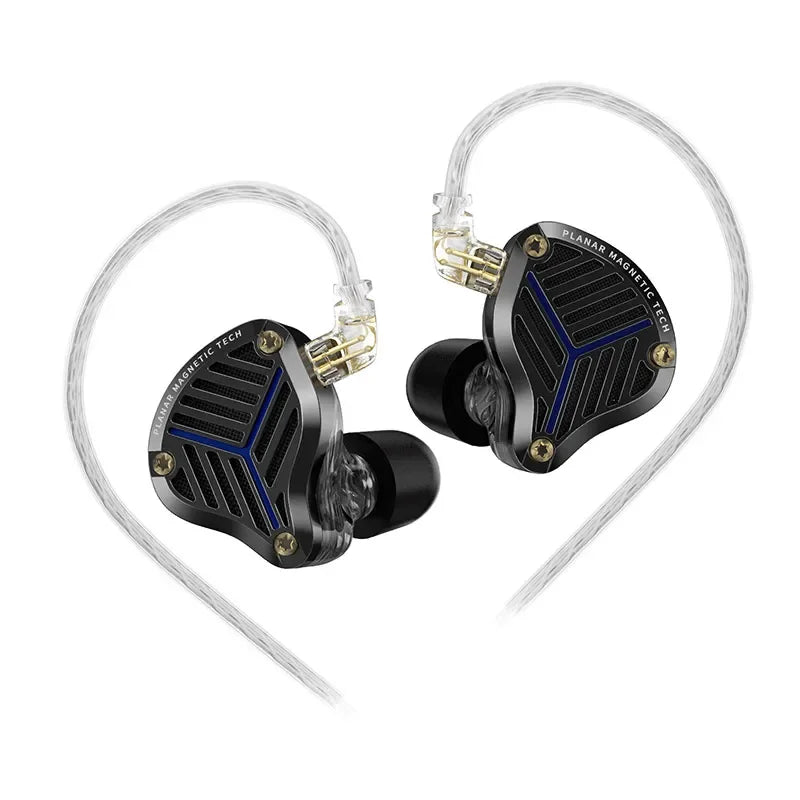 PRX Fourth-Generation Planar Diaphragm Earphone Hifi Bass Earbuds Monitor Headset Sport Music IEM Replaceable Cable