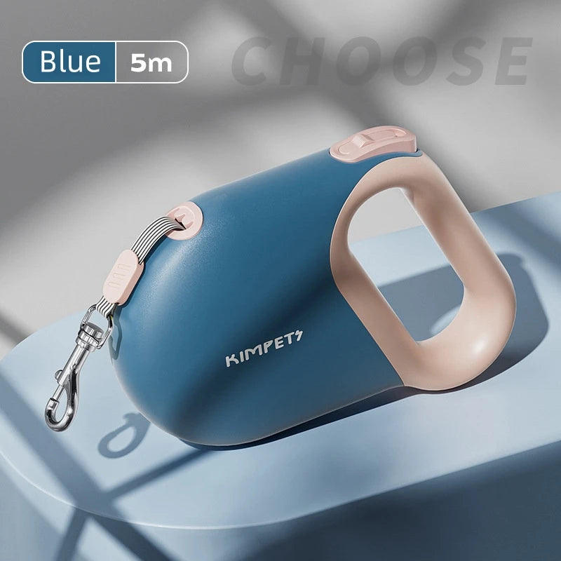5M Retractable Dog Leash Pet Leash Traction Rope Reflective Belt Automatic Flexible Leash for Small Medium Large Dog Product